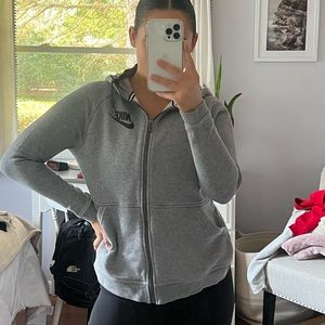 Nike zip up sweatshirt
